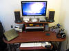 Recording computer desk